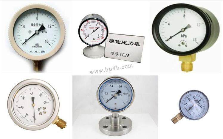 膜盒压力表